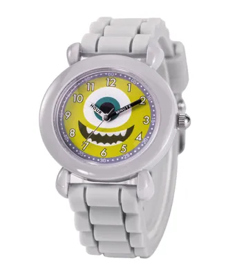 ewatchfactory Boy's Disney Monsters Gray Silicone Strap Watch 32mm