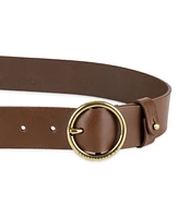 Levi's Women's Circular Center Bar Buckle Leather Belt