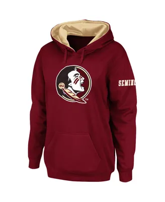 Women's Garnet Florida State Seminoles Big Logo Pullover Hoodie