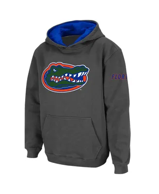 Big Boys Charcoal Florida Gators Big Logo Pullover Hoodie