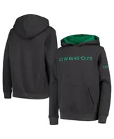 Big Boys Charcoal Oregon Ducks Big Logo Pullover Hoodie