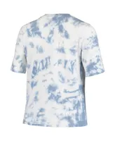 Women's Royal Seattle Seahawks Team Spirit Tie-Dye T-shirt