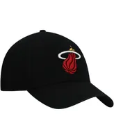 Men's Black Miami Heat Mvp Legend Adjustable Hat