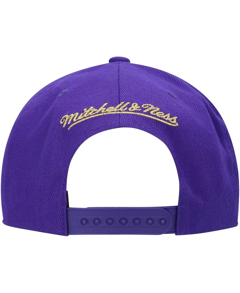 Men's Purple Los Angeles Lakers 50th Anniversary Snapback Hat