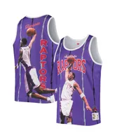 Men's Tracy McGrady Purple Toronto Raptors Hardwood Classics Player Tank Top