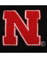 Women's Black Nebraska Huskers Fleece Leggings