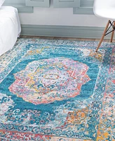 Closeout! Bayshore Home Amulet Clover 8' x 10' Area Rug