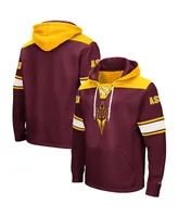 Men's Colosseum Maroon Arizona State Sun Devils 2.0 Lace-Up Pullover Hoodie