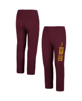 Men's Colosseum Maroon Arizona State Sun Devils Fleece Pants