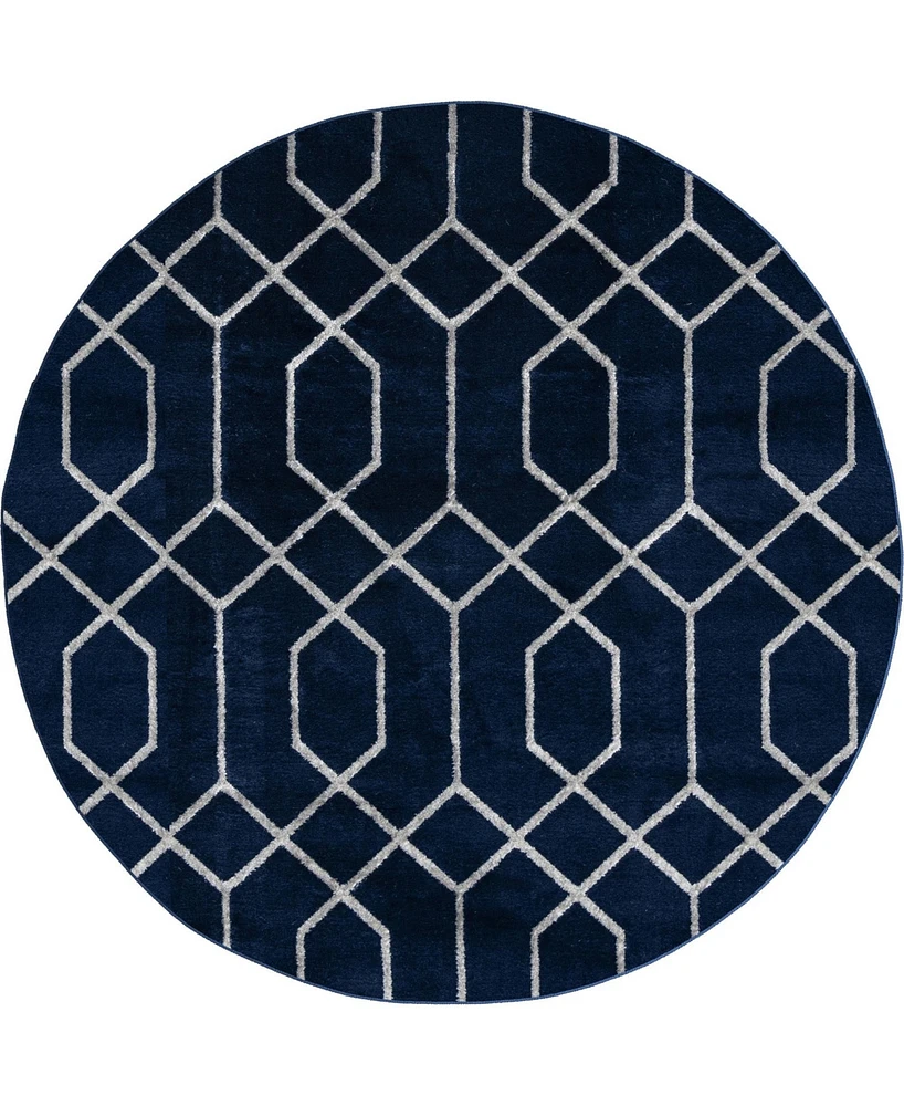 Marilyn Monroe Glam Trellis 3'3" x Round Area Rug