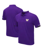 Men's Purple Washington Huskies Logo Santry Polo Shirt