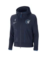 Women's Nike Navy Minnesota Lynx Full-Zip Knit Jacket