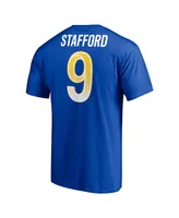 Men's Fanatics Matthew Stafford Royal Los Angeles Rams Player Icon T-shirt