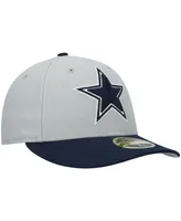 Men's New Era Silver Dallas Cowboys 59FIFTY Fitted Hat