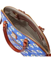 Women's Dooney & Bourke Los Angeles Rams Signature Domed Zip Satchel Purse