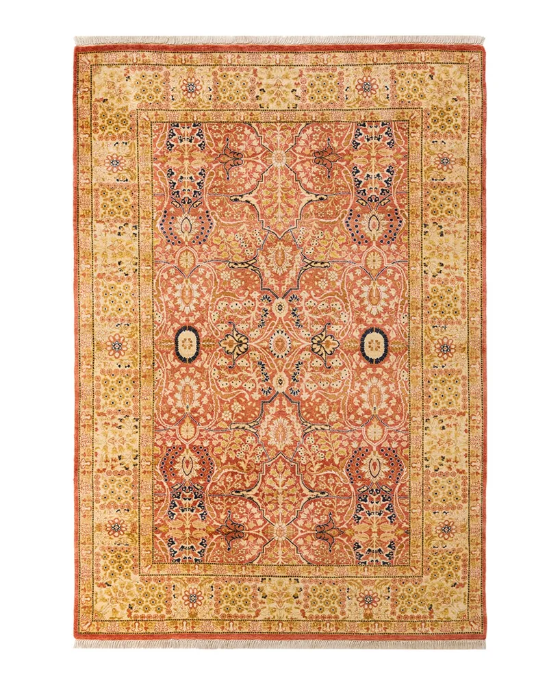 Adorn Hand Woven Rugs Mogul M118193 4'2" x 6'1" Area Rug