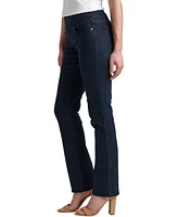 Jag Women's Peri Mid Rise Straight Leg Pull-On Jeans