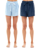 Roudelain 2-Pack Yummy Super Soft Slant-Pocket Sleep Shorts