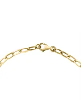 Effy Diamond Pave Link Chain Bracelet (1/2 ct. t.w.) in 14k White and Yellow Gold