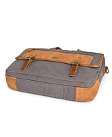 Tsd Brand Valley Oak Canvas Brief Bag