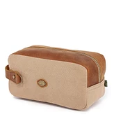 Tsd Brand Valley Oak Canvas Toiletry Bag
