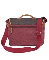 Tsd Brand Mountain Wood Canvas Messenger Bag