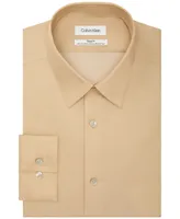 Calvin Klein Men's Steel Slim-Fit Non-Iron Stain Shield Solid Dress Shirt