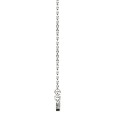 Moissanite Fixed Baguette Necklace (3/4 Carat Total Weight Certified Diamond Equivalent) in 14K White Gold