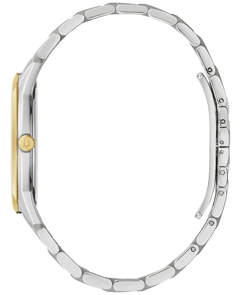 Bulova Men's Sutton Two-Tone Stainless Steel Bracelet Watch 40mm - Two