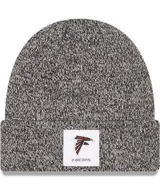 Men's New Era Heathered Black Atlanta Falcons Hamilton Cuffed Knit Hat