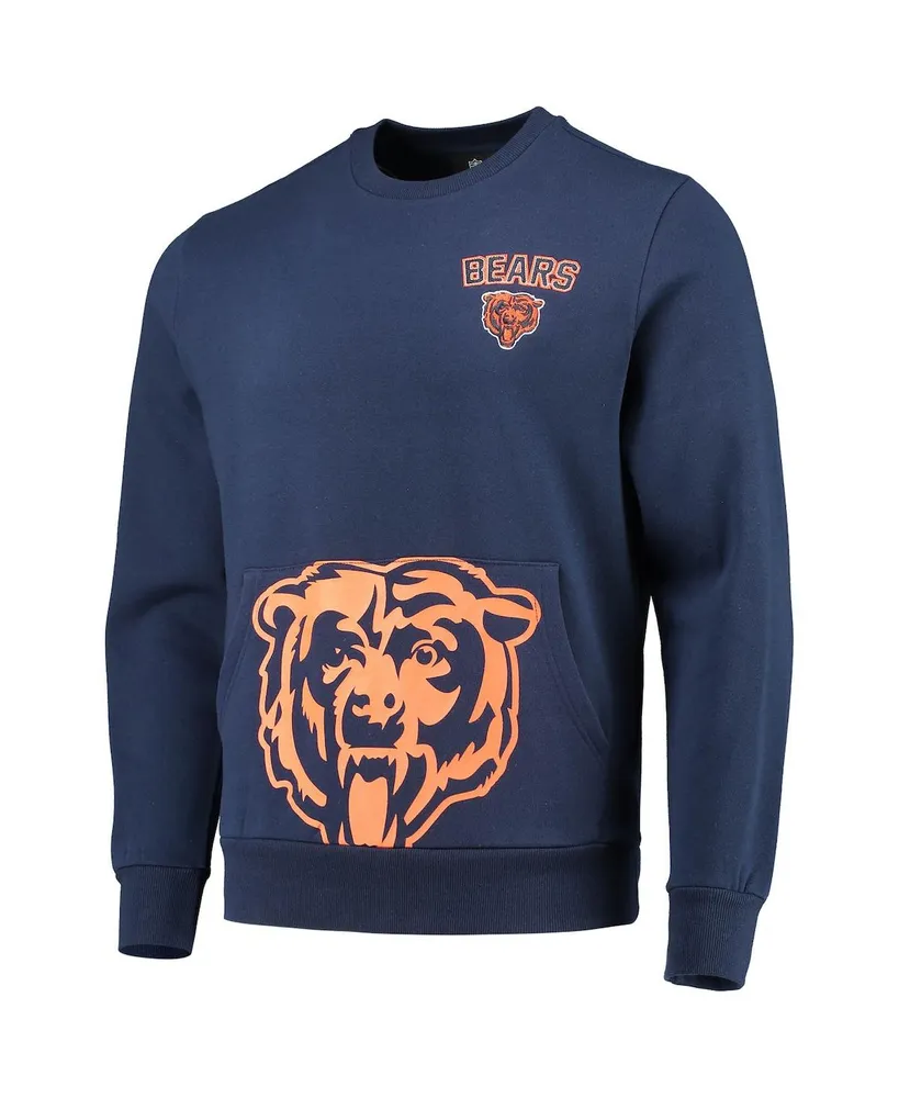 Men's Foco Navy Chicago Bears Pocket Pullover Sweater