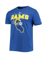 Men's New Era Royal Los Angeles Rams Local Pack T-shirt