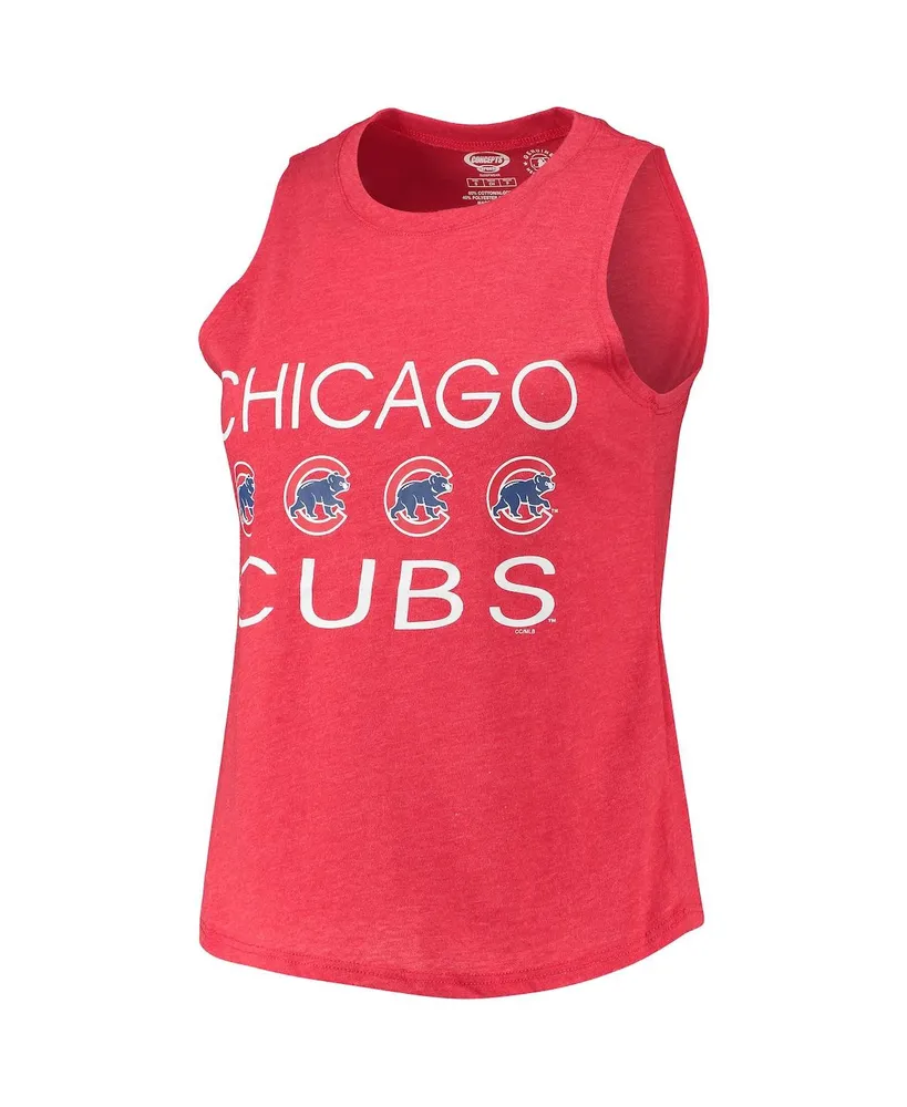 Women's Concepts Sport Royal, Red Chicago Cubs Meter Muscle Tank Top and Pants Sleep Set
