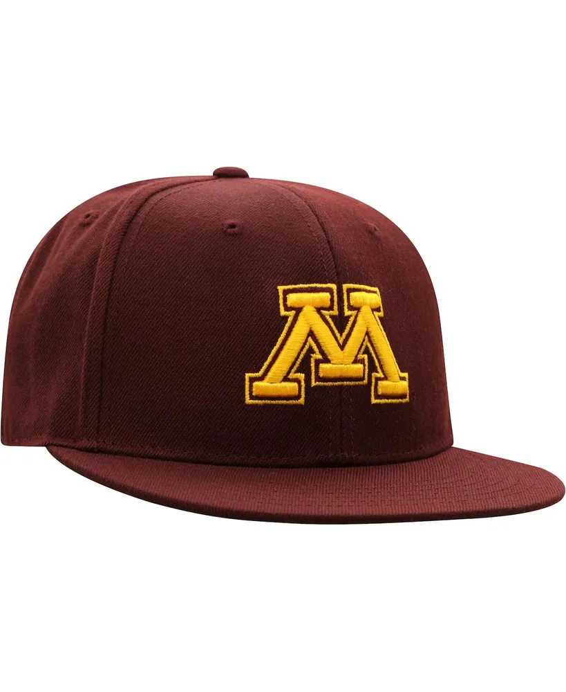 Men's Top of the World Maroon Minnesota Golden Gophers Team Color Fitted Hat