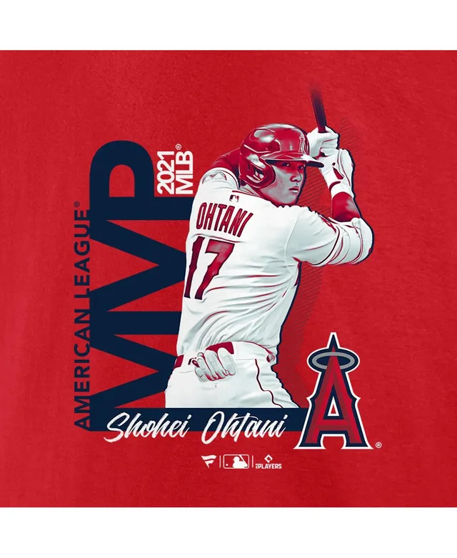 Profile Men's Shohei Ohtani Red Los Angeles Angels Big & Tall Replica Player Jersey