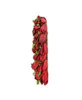 National Tree Company Artificial Valentine's Floral Heart Wreath, 12.2"