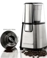 Ovente Electric 2.1 Ounce Coffee Grinder - Silver