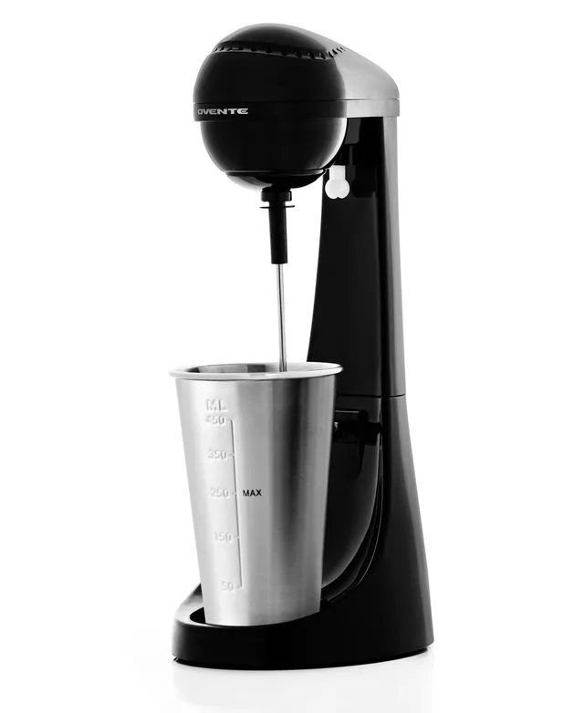 Ovente Milkshake Maker 2-Speed Electric Cocktail Mixer 15.2oz Turquoise