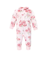 Hudson Baby Girls Plush Jumpsuits