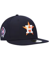 Men's New Era Navy Houston Astros 9/11 Memorial Side Patch 59Fifty Fitted Hat
