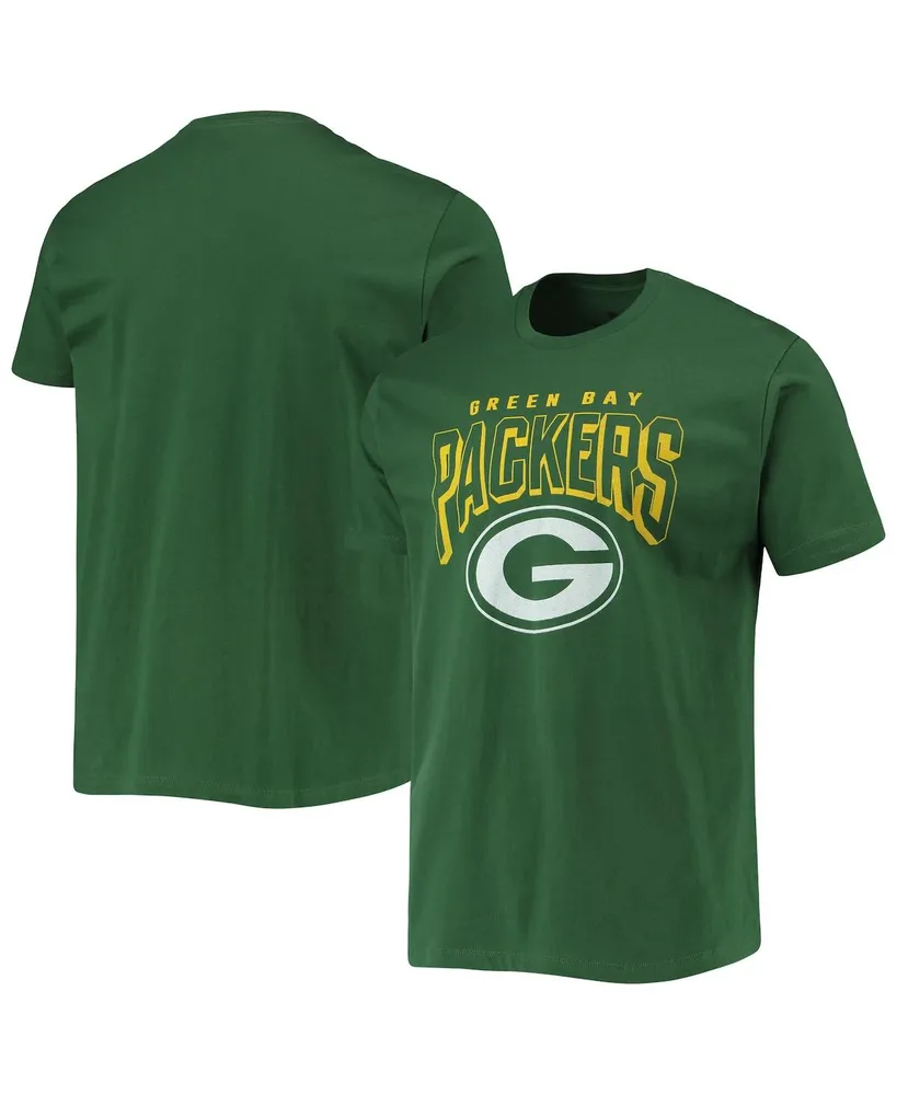 Men's Junk Food Green Green Bay Packers Bold Logo T-shirt