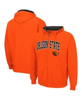 Men's Colosseum Oregon State Beavers Arch Logo 3.0 Full-Zip Hoodie