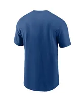 Men's Nike Royal Indianapolis Colts Team Wordmark T-shirt