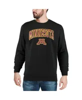 Colosseum Men's Minnesota Golden Gophers Arch & Logo Crew Neck Sweatshirt