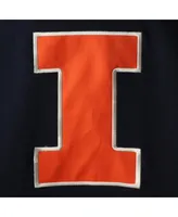 Men's Colosseum Navy Illinois Fighting Illini 2.0 Lace-Up Pullover Hoodie