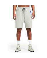 Men's Brady Gray Wordmark Fleece Shorts
