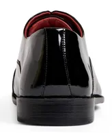 Men's Tuxedo Cap-Toe Oxford Patent Leather Dress Shoe