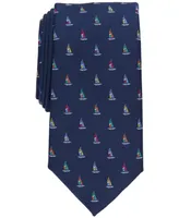 Club Room Men's Classic Sailboat Neat Tie, Created for Macy's