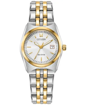 Citizen Eco-Drive Women's Corso Two-Tone Stainless Steel Bracelet Watch 28mm - Two