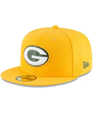 Men's New Era Gold Green Bay Packers Omaha 59Fifty Hat
